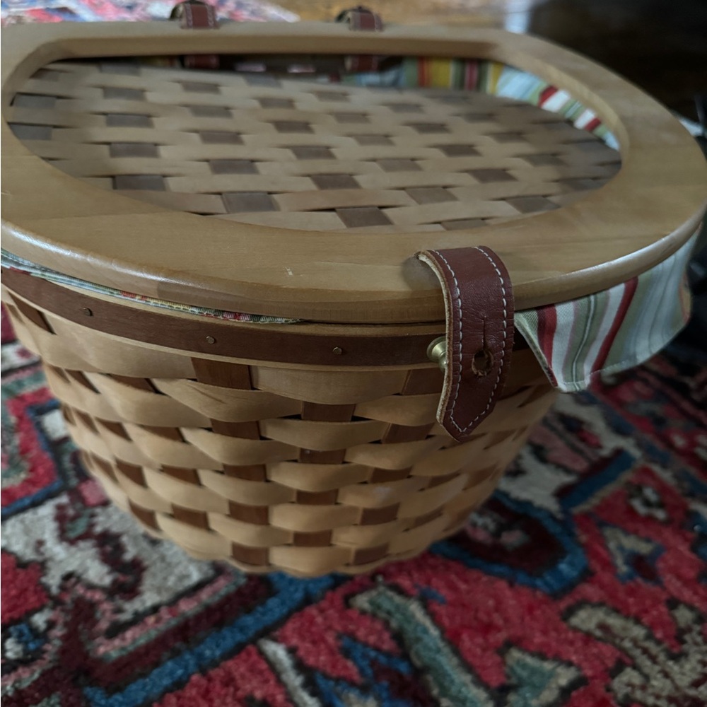 Longaberger bicycle basket
